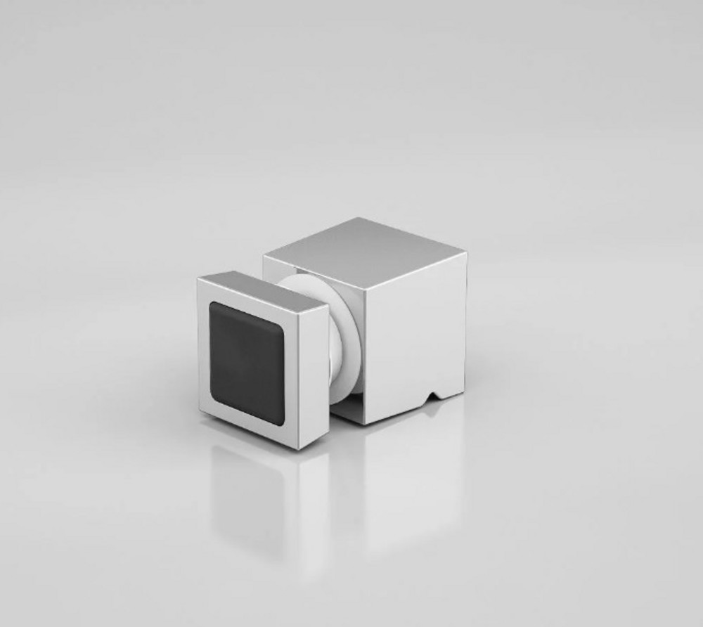 BF 112 knopp för vikvägg, svart