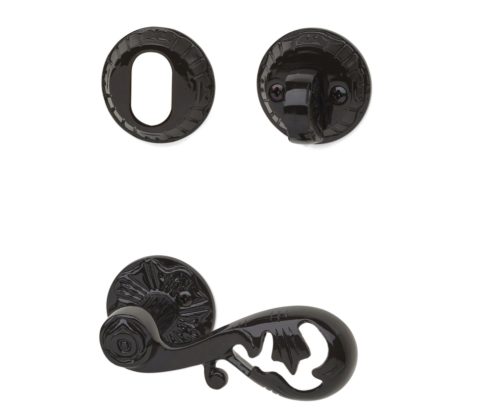 Trycke Habo A4472 Brunoxid inkl.   11mm cylinder ring och vredsats