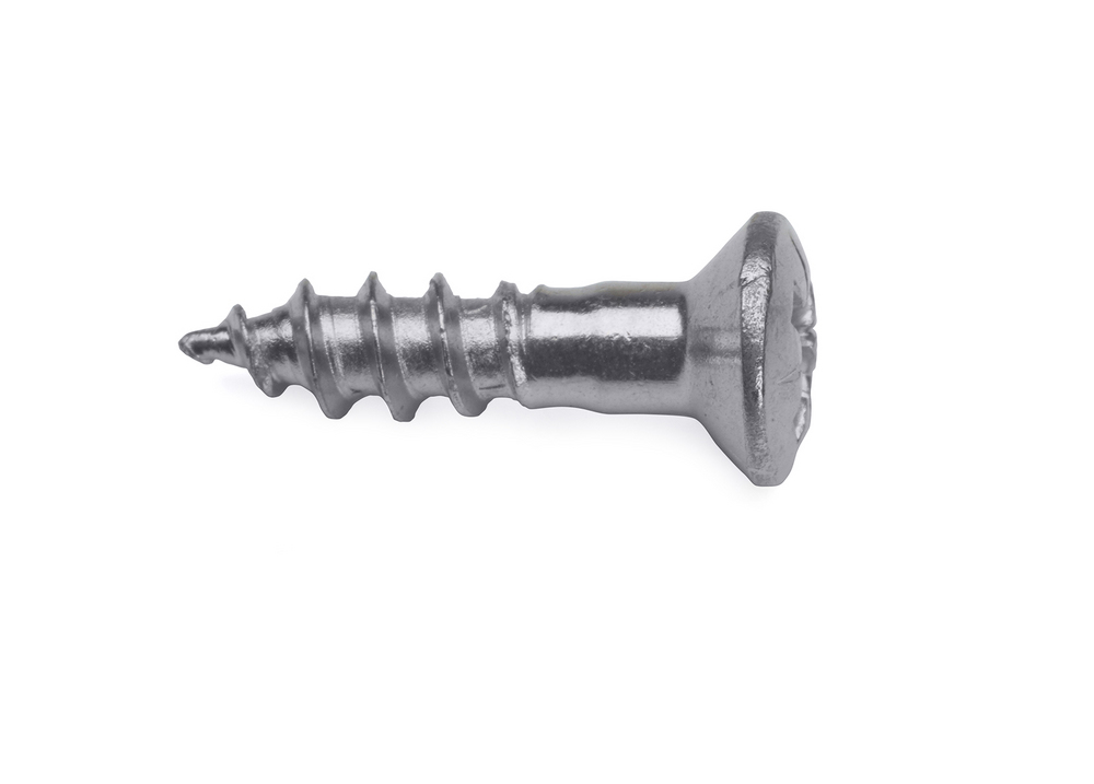 Träskruv 2 Habo 16mm 4-pack        Förnicklad SB