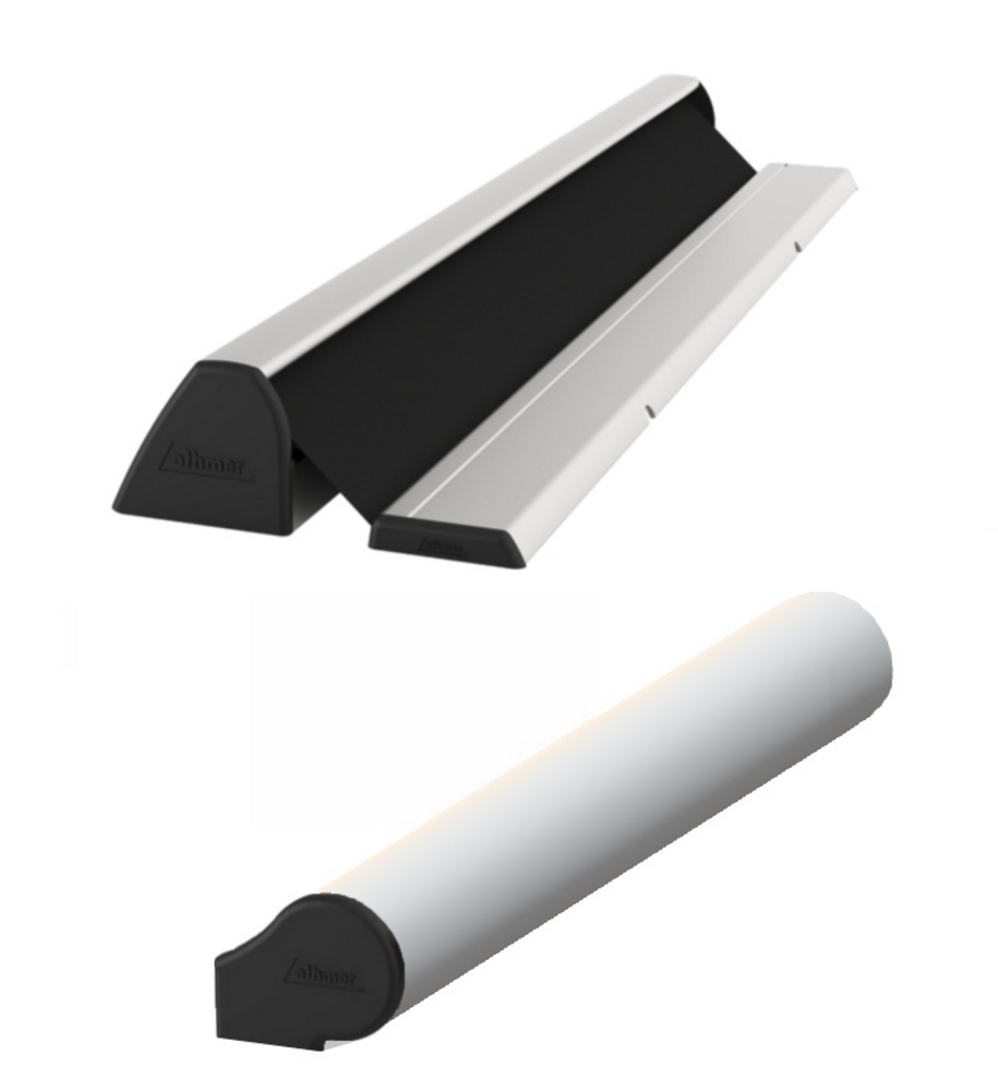 Pkt klämskydd NR32 anlslagsida och BA20/22 på gångjärnssidan