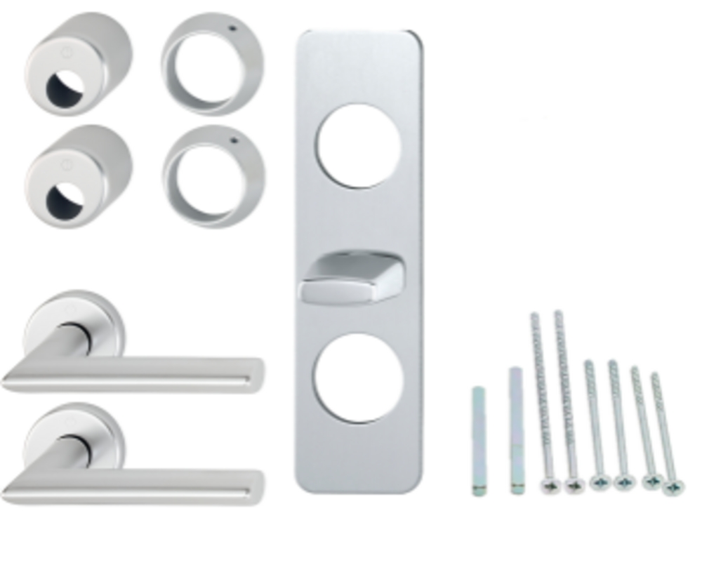 Ytterdörrsset Hoppe Stockholm      60-78mm, F1