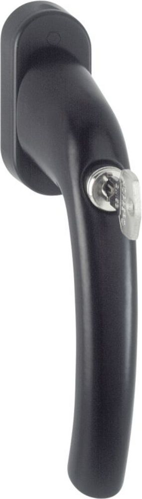 Handtag Hoppe Tokyo 0710/U26 Rakt  Låsbart F9714M Svart 7x32mm