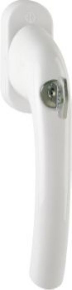 Handtag Hoppe Tokyo 0710S/U26 Rak  8x43mm RAL9010 vit