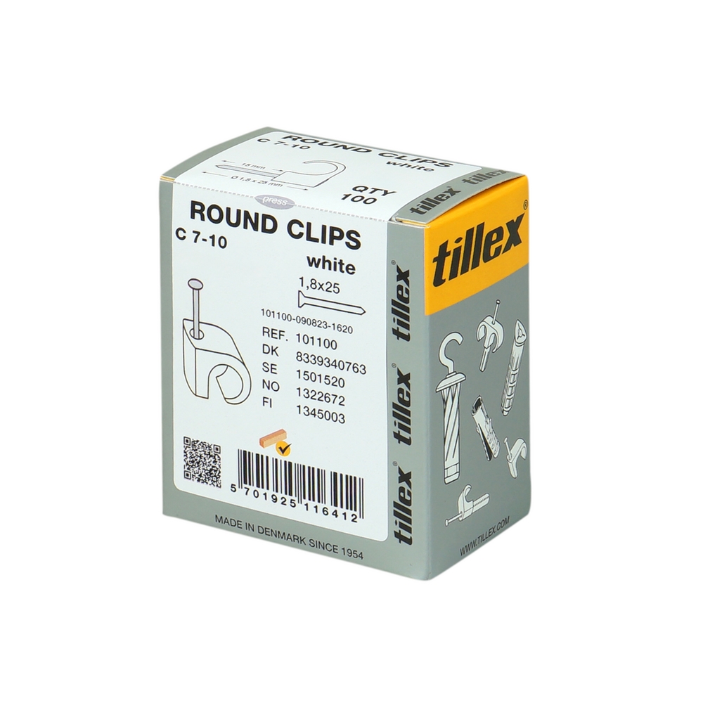Spikclips C 7-10mm Vit 1,8x25      (100st/frp)