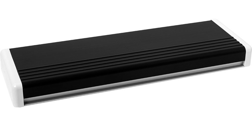 Armbågskontakt JC 217 svart.       Aluminium (8558) radio