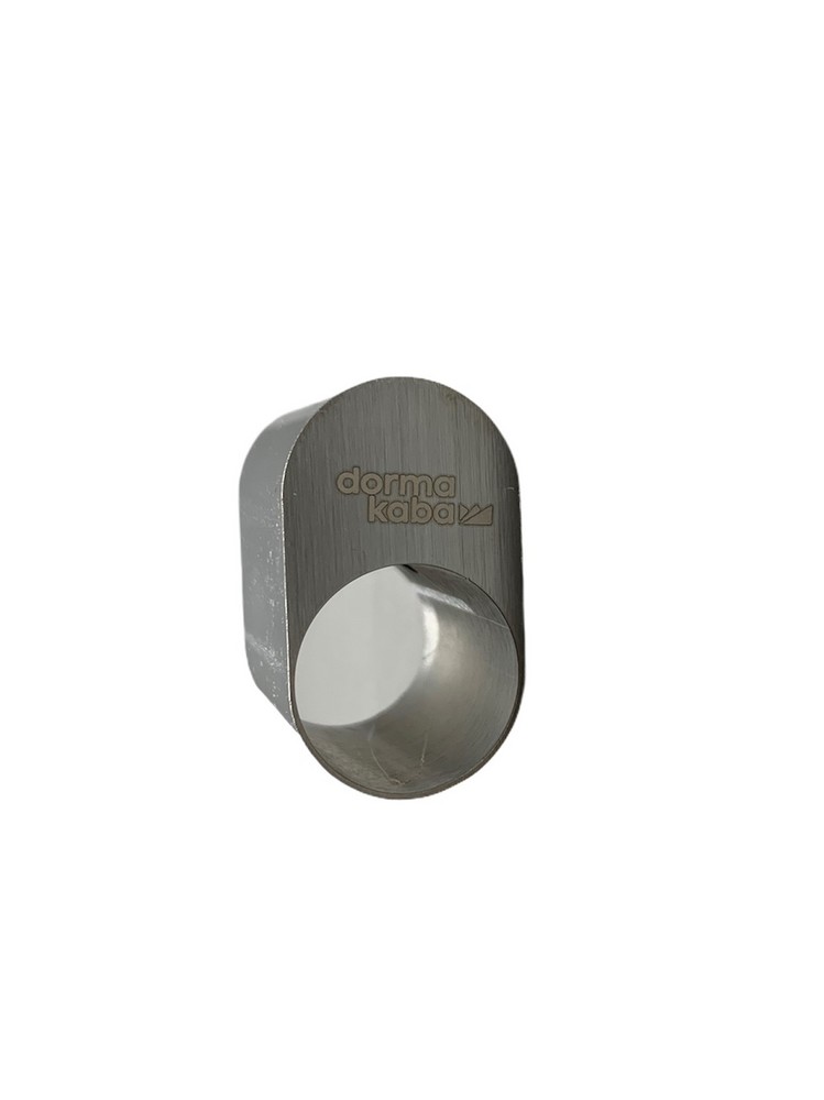 Cylinderhus 2048D oval utsida med  borrskydd Mattkrom