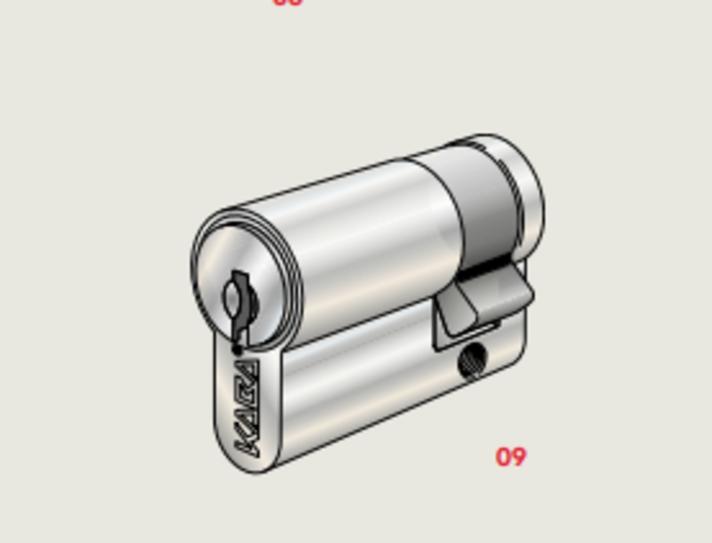 Cylinder Gege 4000 i del euro +10