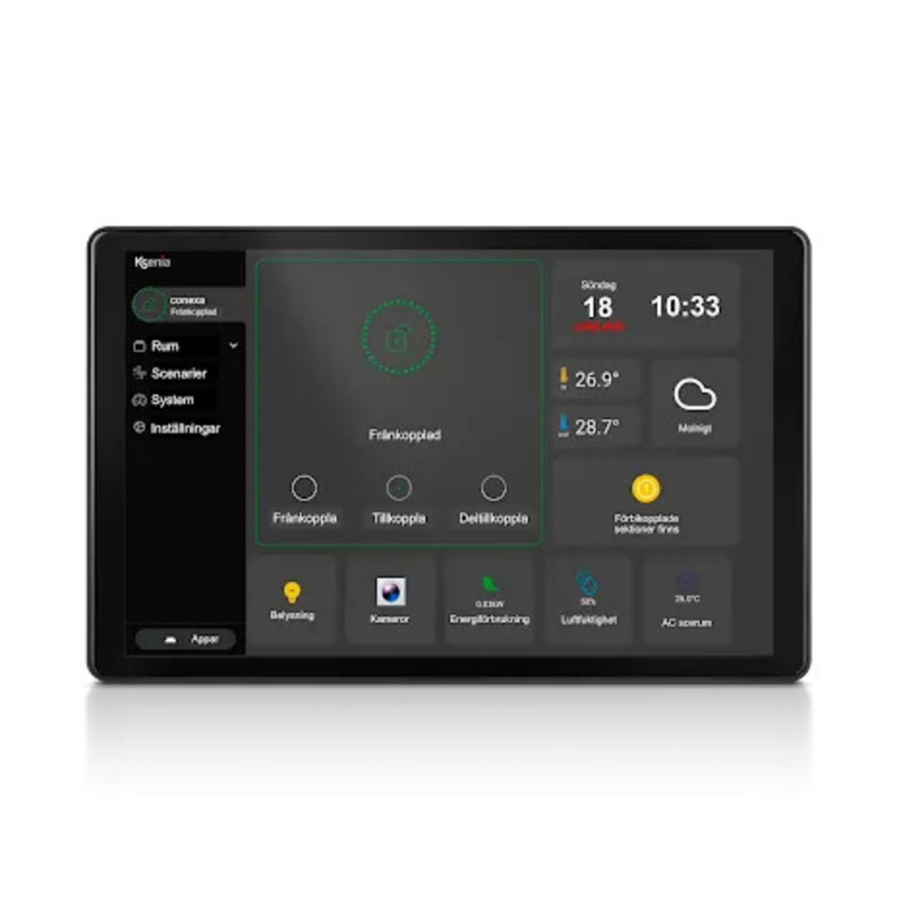 Manöverpanel touch conexa Ksenia   svart
