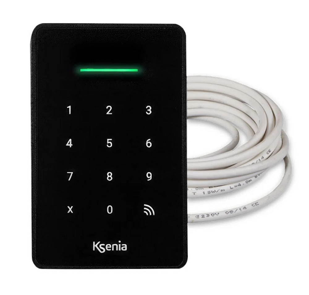 Utomhusmanöverpanel ergo-X Svart   Ksenia 15m kabel