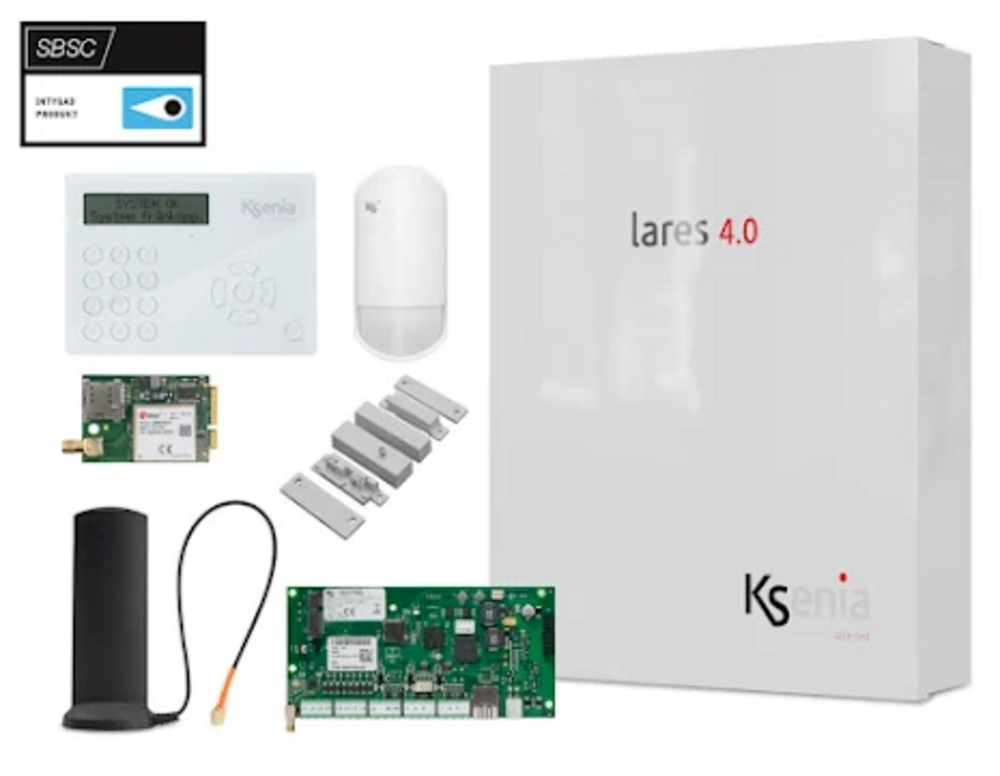 Larmpaket lares 4.0 40 wls 4G stor,ergo M vit