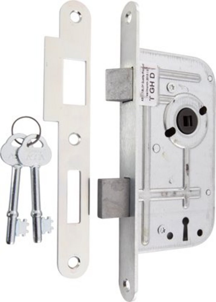 Låshus LB 40C/80 vänster inkl.     slutbleck & 2 nycklar