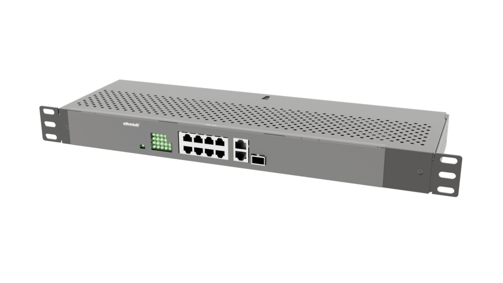 PoE Switch Milleteknik Managed 8p  1HE