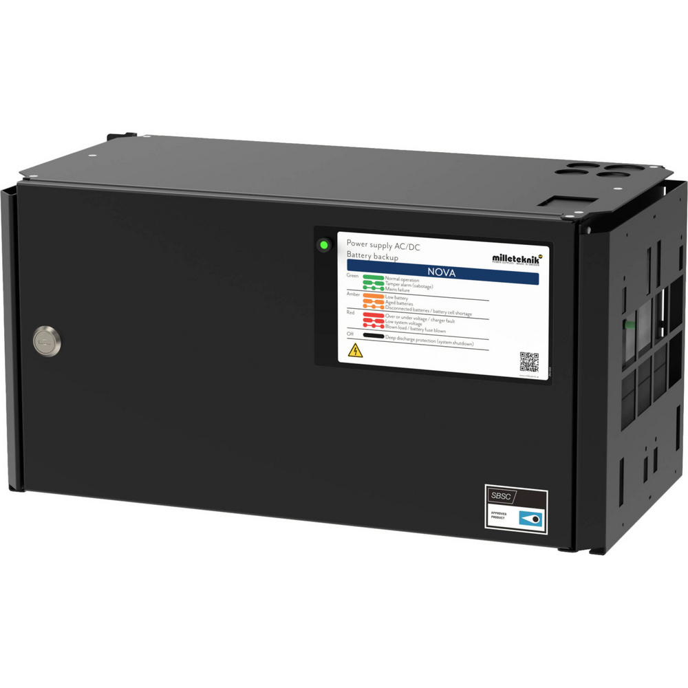 Batteribackup Milleteknik NOVA 24V 25A FLX M