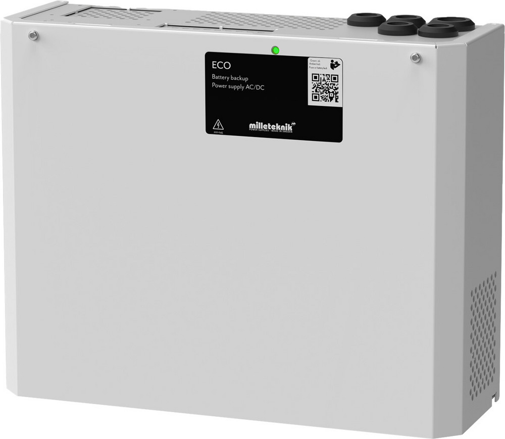 Primärswitchad Batteribackup       Milleteknik ECO 12V 10A M