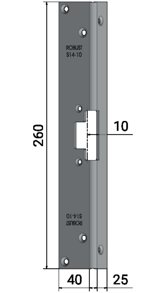 Monteringsstolpe S14-10