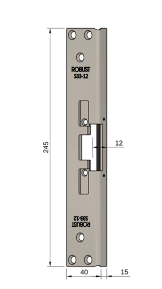 Monteringsstolpe S33-12