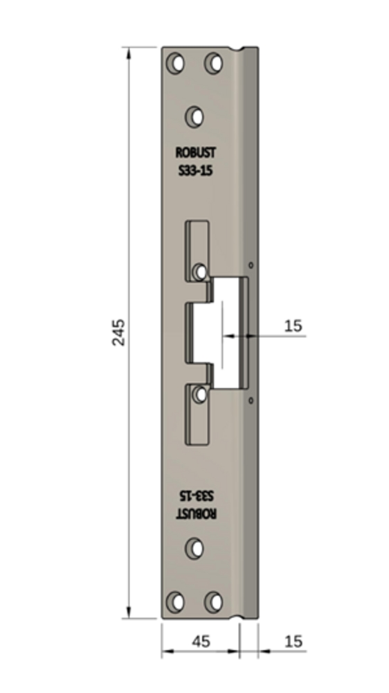 Monteringsstolpe S33-15
