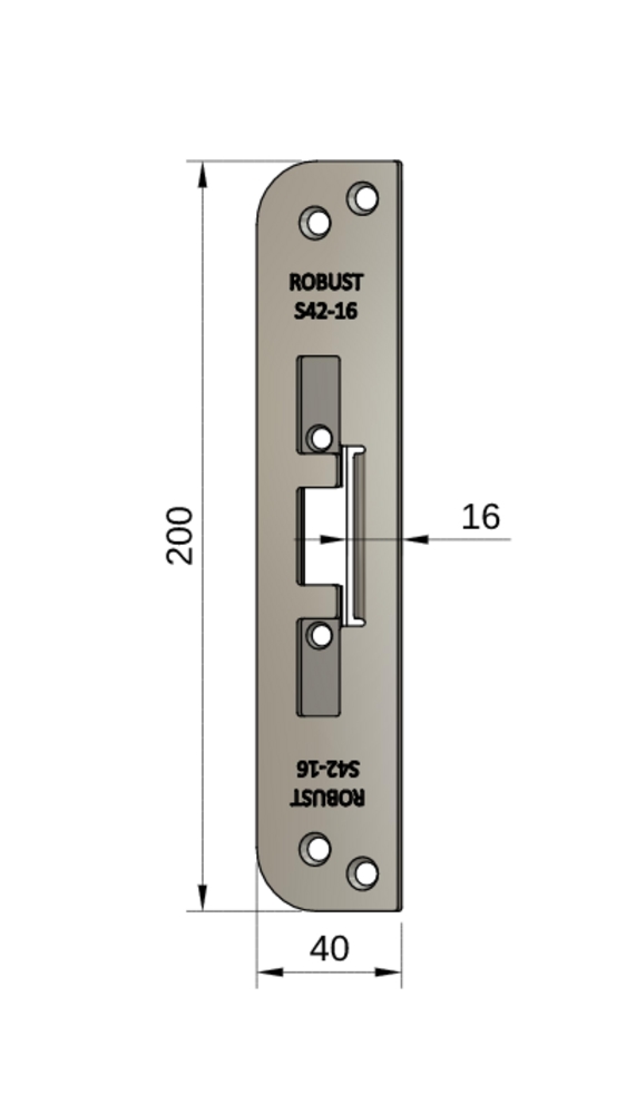 Monteringsstolpe S42-16