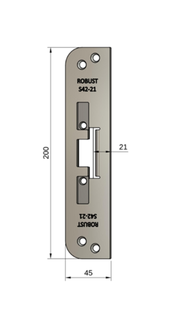 Monteringsstolpe S42-21