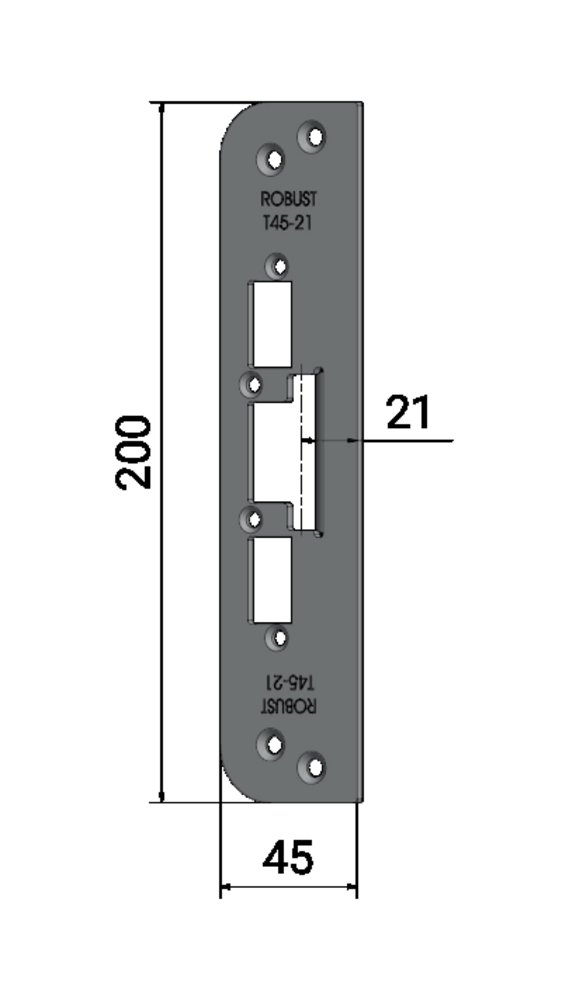 Monteringsstolpe Robust T15-12