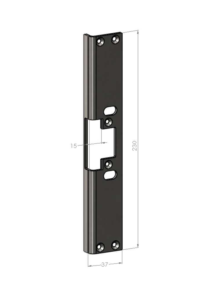 Monteringsstolpe Safetron SA24     vinkel (824, ST4041)