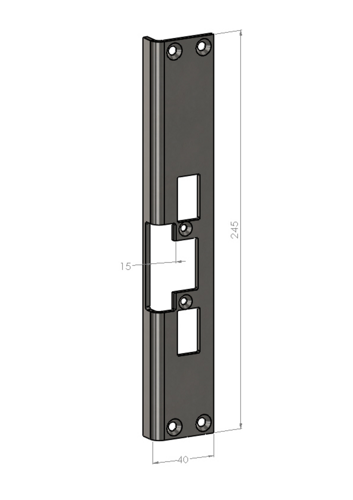 Monteringsstolpe Safetron SA30-H   vinkel (730EH, 930H, ST4050)