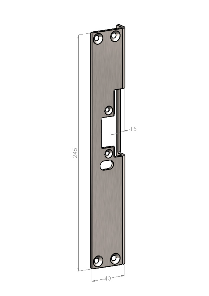 Monteringsstolpe Safetron SA602V-15