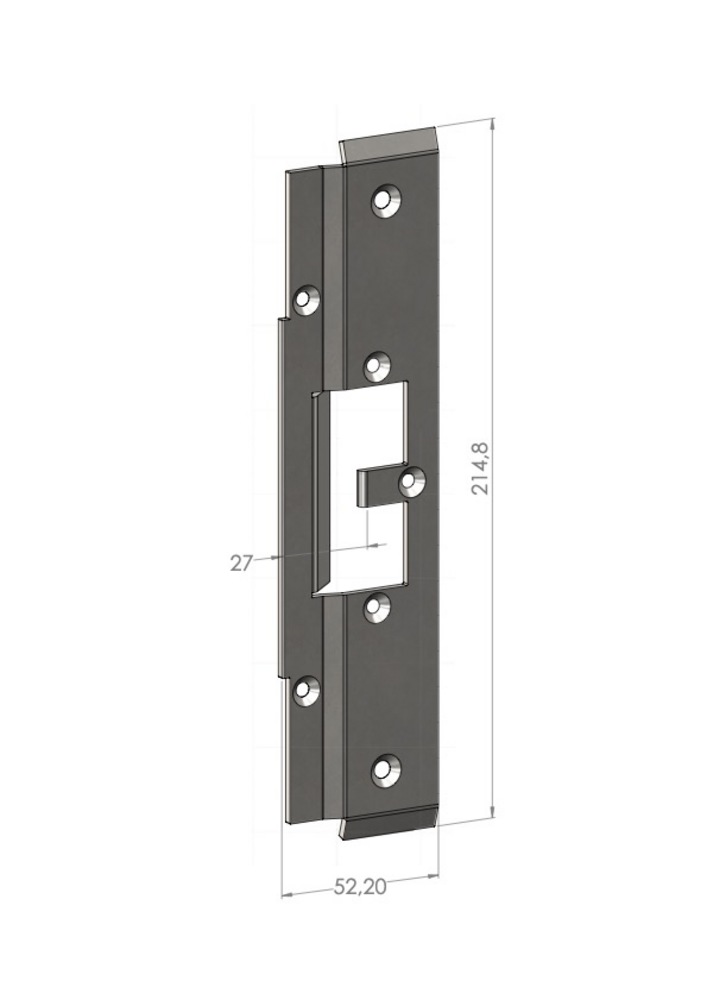 Monteringsstolpe Safetron SC86 anpassad för Sapa 2086 (ES22)