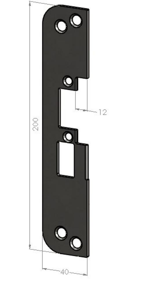 Montagestolpe Safetron SA50V-12