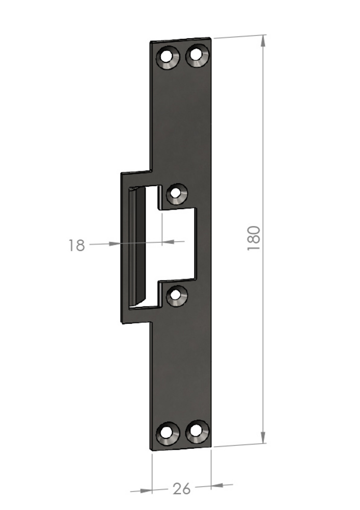 Monteringsstolpe Safetron SA07