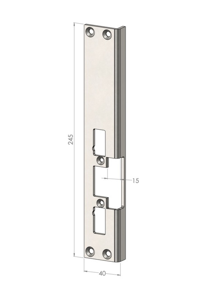 Monteringsstolpe Safetron SA55V    vinklad