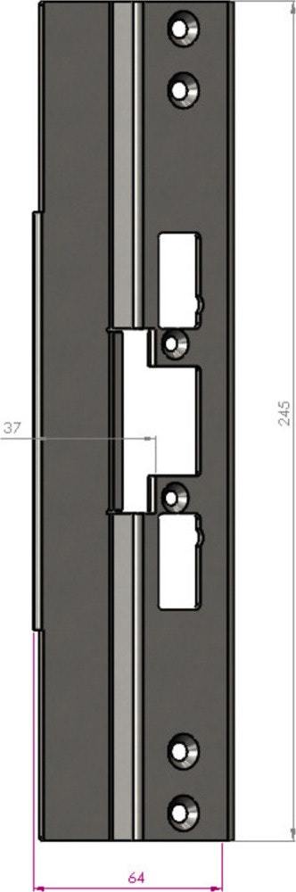 Monteringsstolpe Safetron SA72