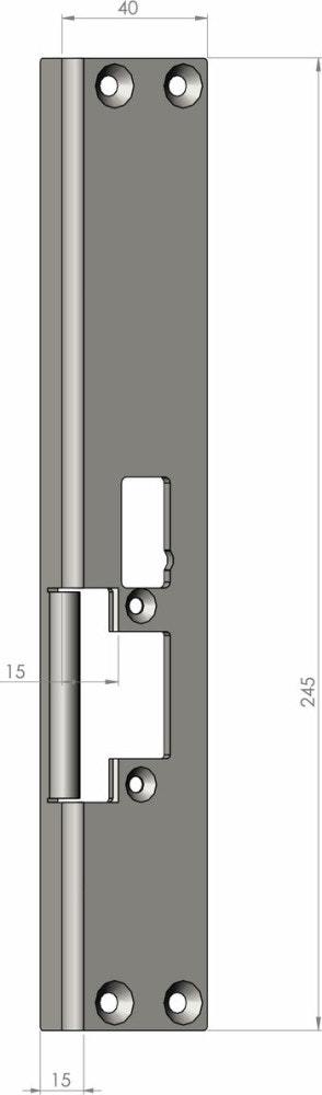 Monteringsstolpe Safetron SA38H