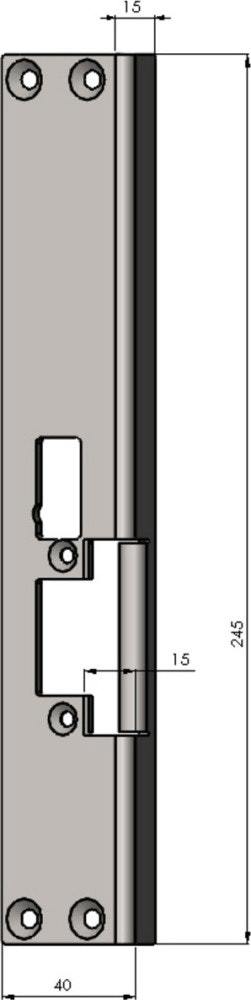 Monteringsstolpe Safetron SA38V