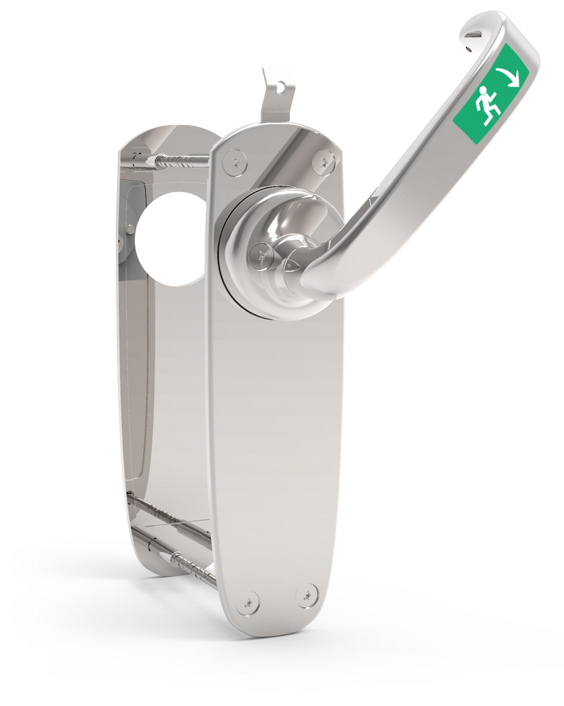 Utrymningsbehör Safetron 795       Vänster Krom (för 6500)