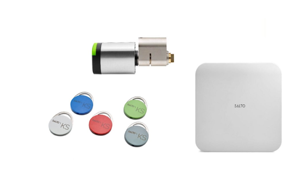 Paket Salto KS                     Cylinder, IQ, licens och taggar