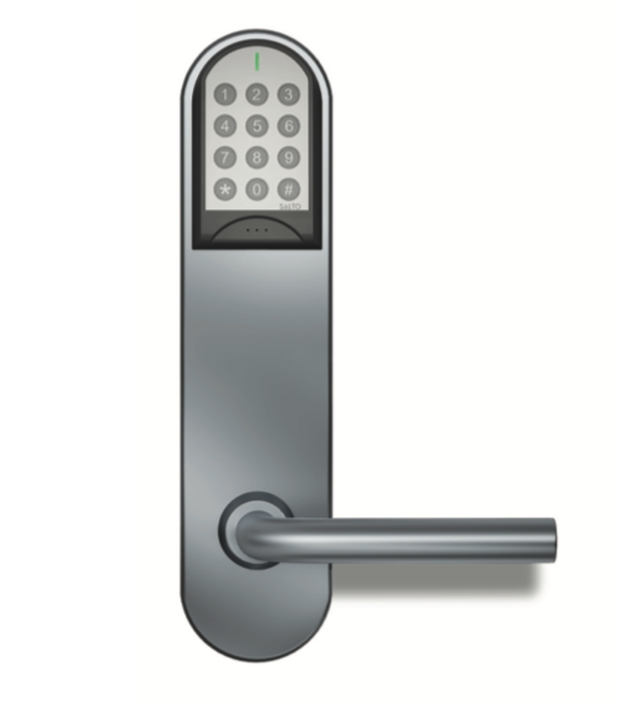 Dörrbladsläsare Salto XS4 original SB654 Rostfritt, knappsats