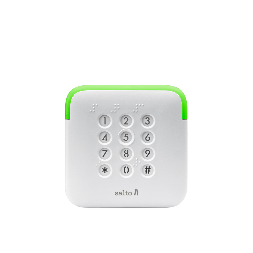 Väggläsare Salto XS knappsats      Vit