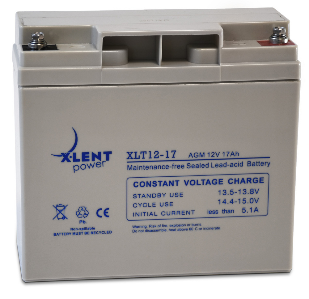 Batteri Xlent Power 12V 17AH (3-5  år)
