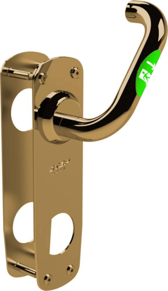 Nödutrymningsbeslag ST17932-L-6    blank mässing vänster