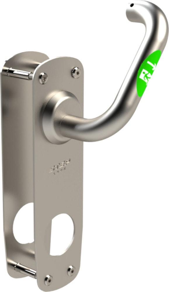 Nödutrymningsbeslag ST17933-L-1    borstat rostfritt stål vänster