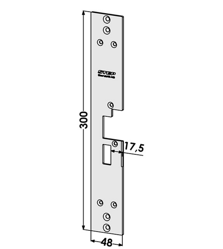 Monteringsstolpe ST1802-A anpassad för Wicstyle 75evo & 77FP. (Step18)