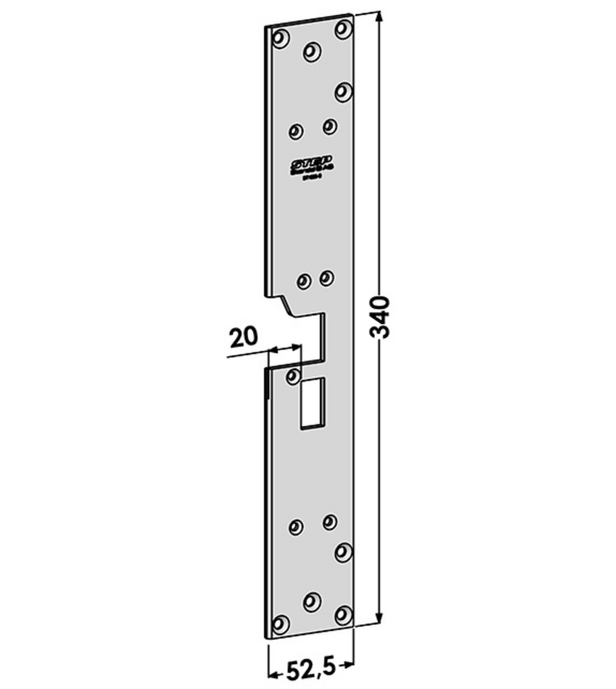 Monteringsstolpe ST1805-B till STEP18-AS Plan Höger