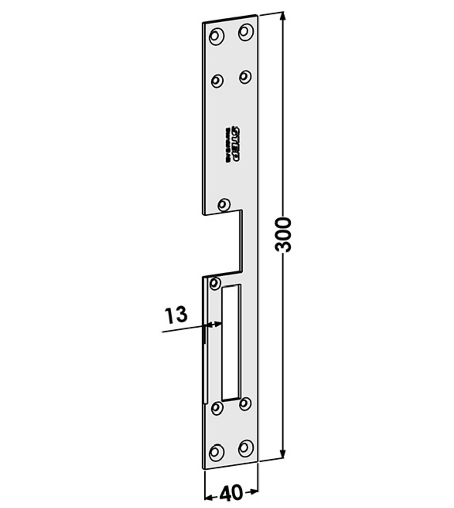 Monteringsstolpe ST185B till STEP  18 (981)