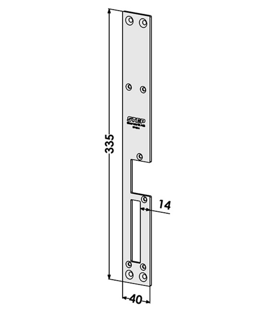 Monteringsstolpe ST188A till STEP  18