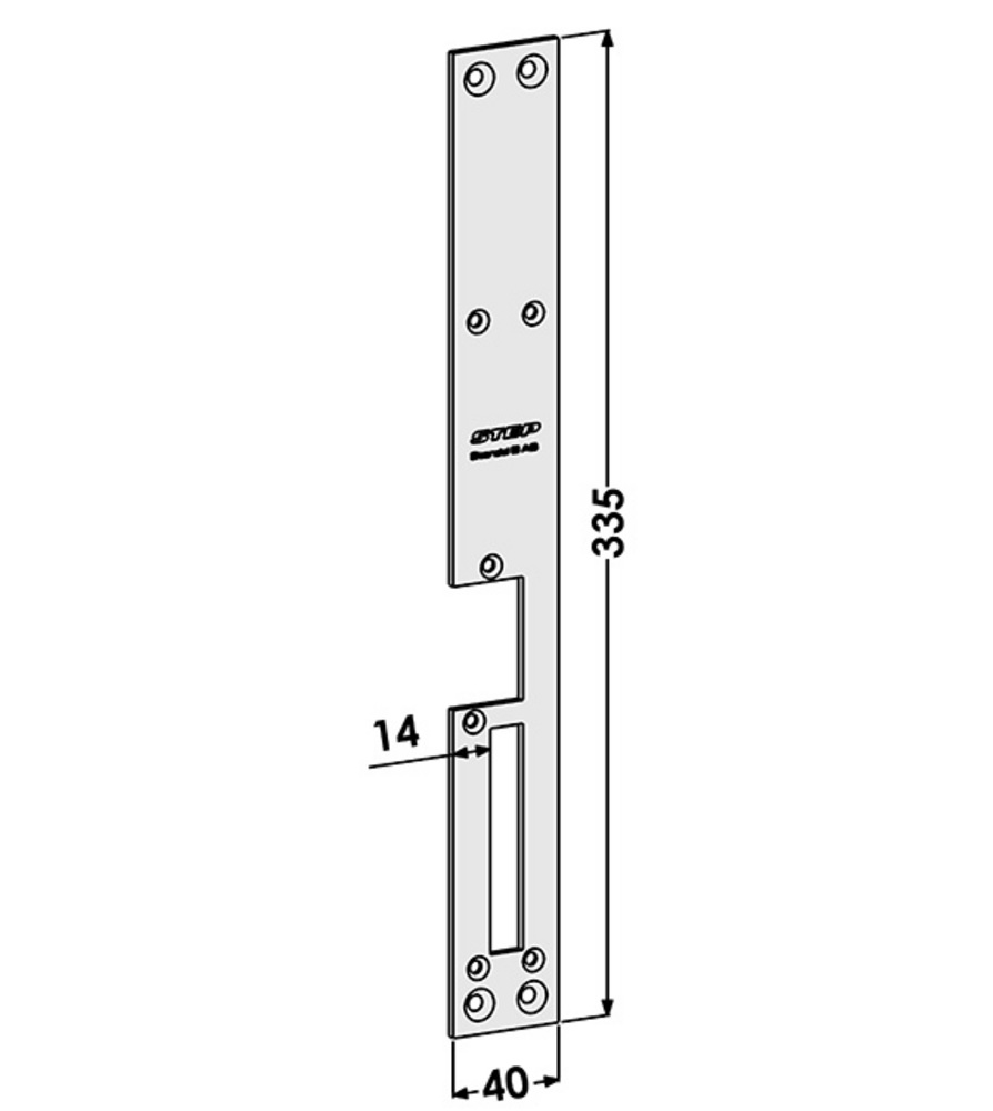 Monteringsstolpe ST188B till STEP  18