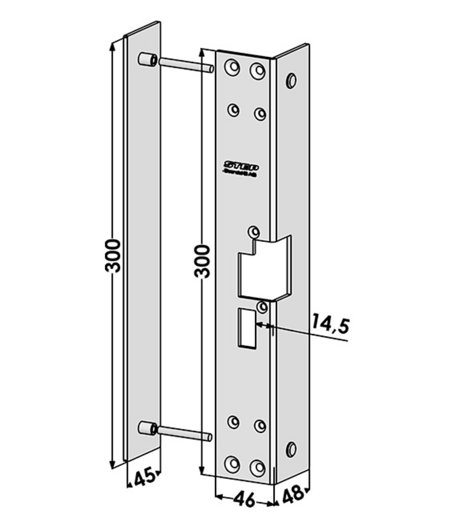 Monteringsstolpe ST194A till STEP  18