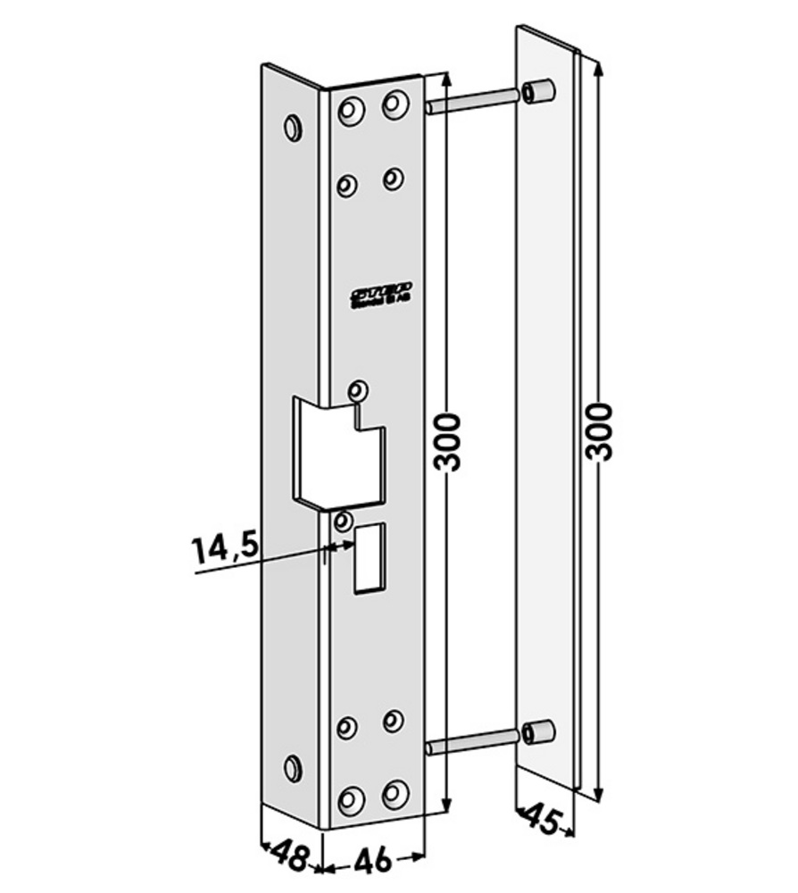 Monteringsstolpe ST194B till STEP  18