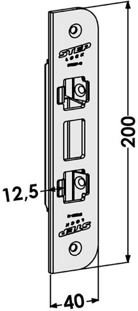 Mekaniskt slutbleck ST2007-12 för  300-serien