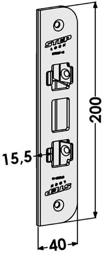 Mekaniskt slutbleck ST2007-15 för  300-serien
